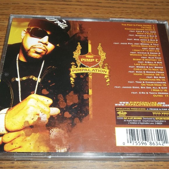 PIMP C - PIMPALATION CD COVER - Picture 2 of 2